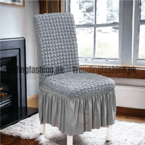 Frill Bubble Chair Covers Mehroon