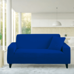 Fitted Mesh Turkish Style Sofa Covers New Blue